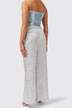 Woman|Twisted Tailor Amarantha Slim Fit Blue Trouser