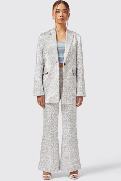 Woman|Twisted Tailor Amarantha Slim Fit Blue Trouser