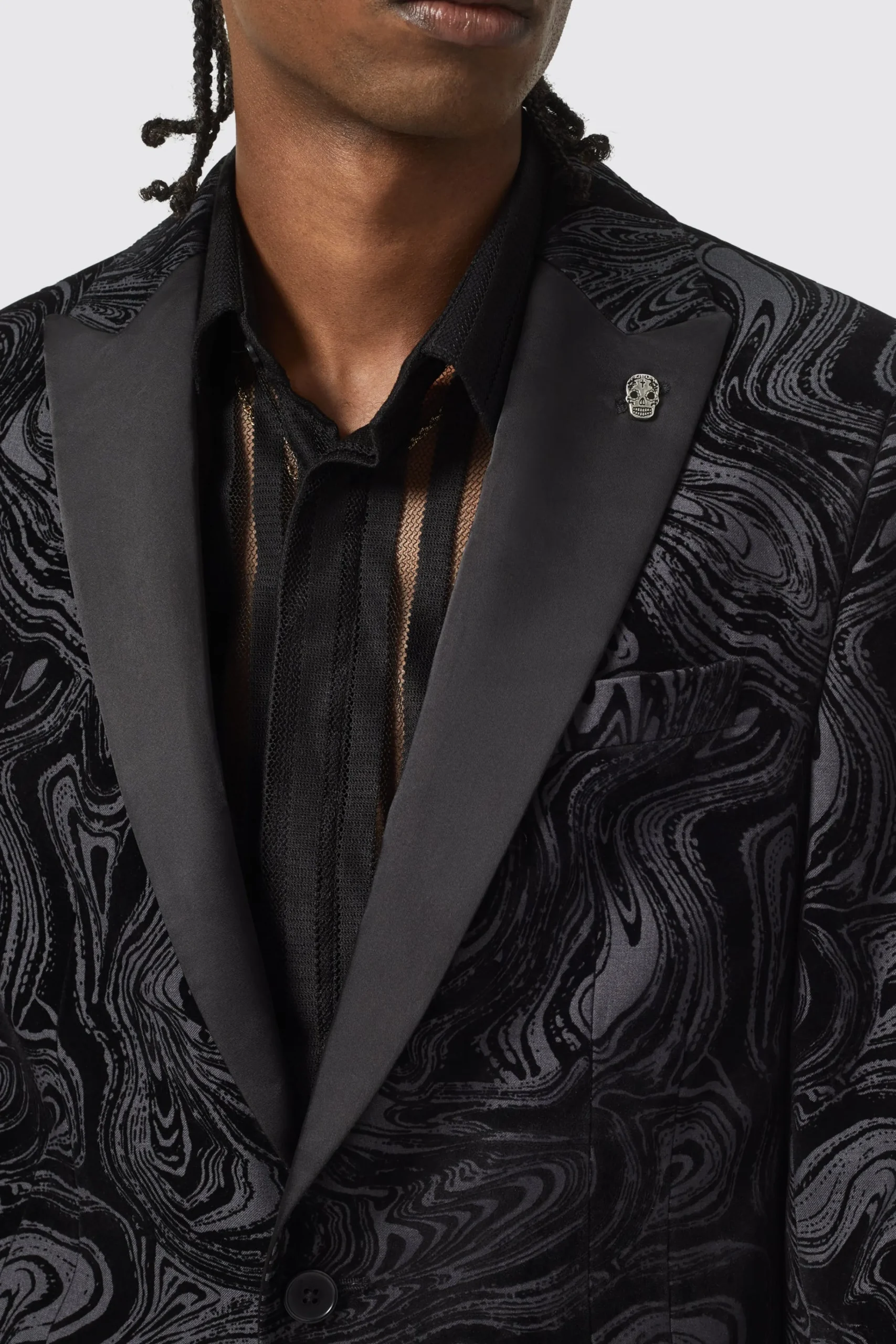Jackets·Party Jackets|Twisted Tailor Angelou Slim Fit Black Jacket