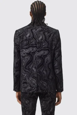Jackets·Party Jackets|Twisted Tailor Angelou Slim Fit Black Jacket