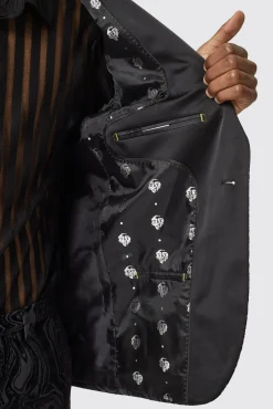 Jackets·Party Jackets|Twisted Tailor Angelou Slim Fit Black Jacket