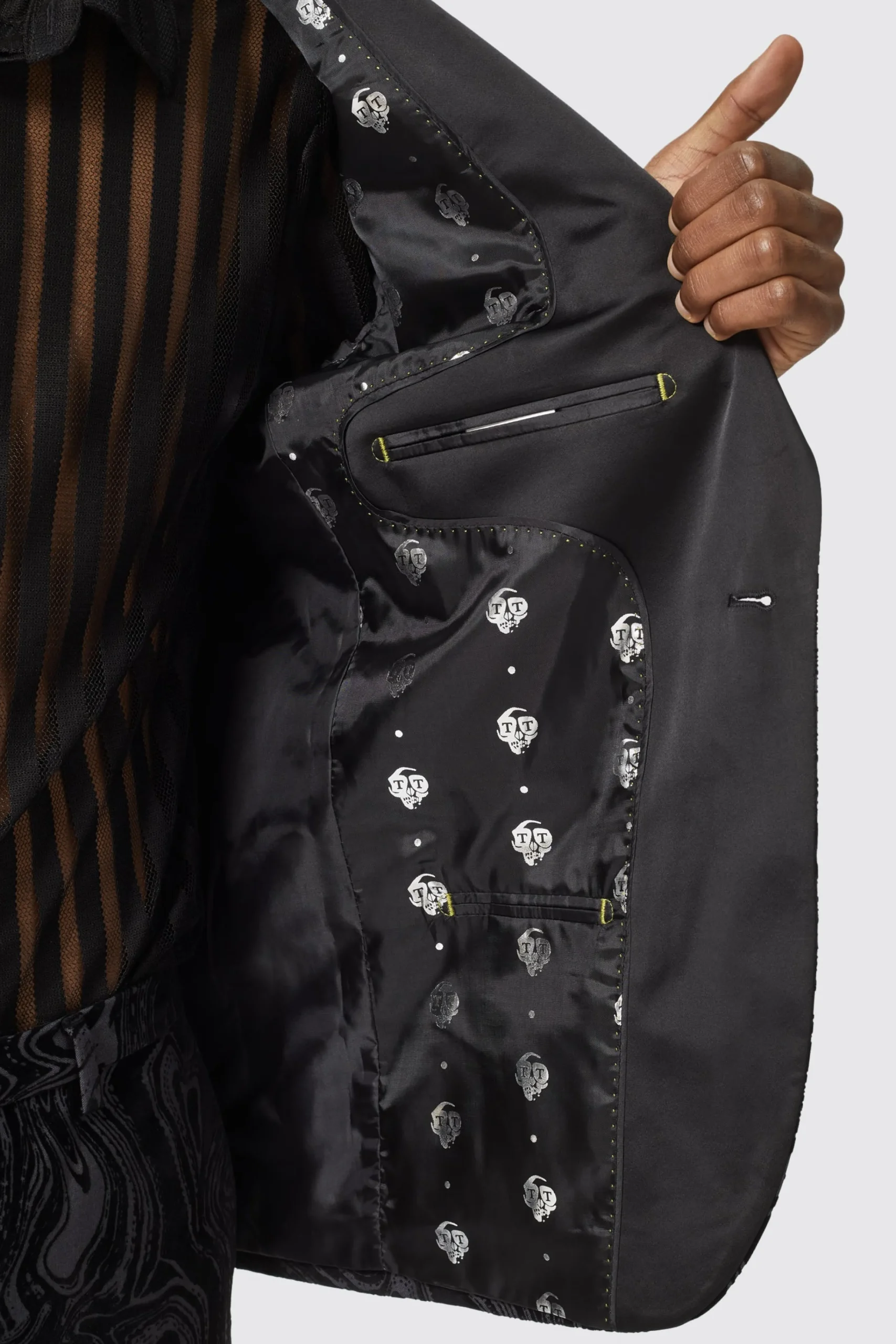 Jackets·Party Jackets|Twisted Tailor Angelou Slim Fit Black Jacket