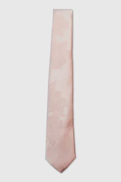 Suit Accessories·Ties|Twisted Tailor Braxas Pink Floral Tie And Hank Set