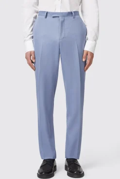 Trousers·Casual Trousers|Trousers·Party Trousers|Twisted Tailor Buscot Slim Fit Blue Trousers