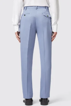 Trousers·Casual Trousers|Trousers·Party Trousers|Twisted Tailor Buscot Slim Fit Blue Trousers