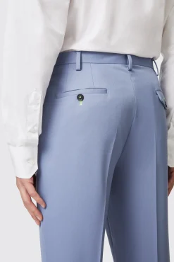 Trousers·Casual Trousers|Trousers·Party Trousers|Twisted Tailor Buscot Slim Fit Blue Trousers