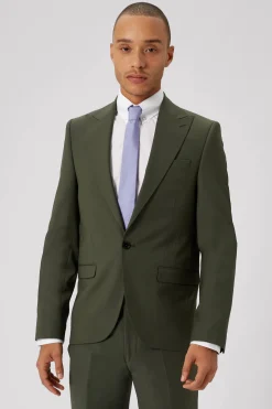 Style·Plain Suits|Style·2 Piece Suits|Twisted Tailor Buscot Slim Fit Green Wool Suit