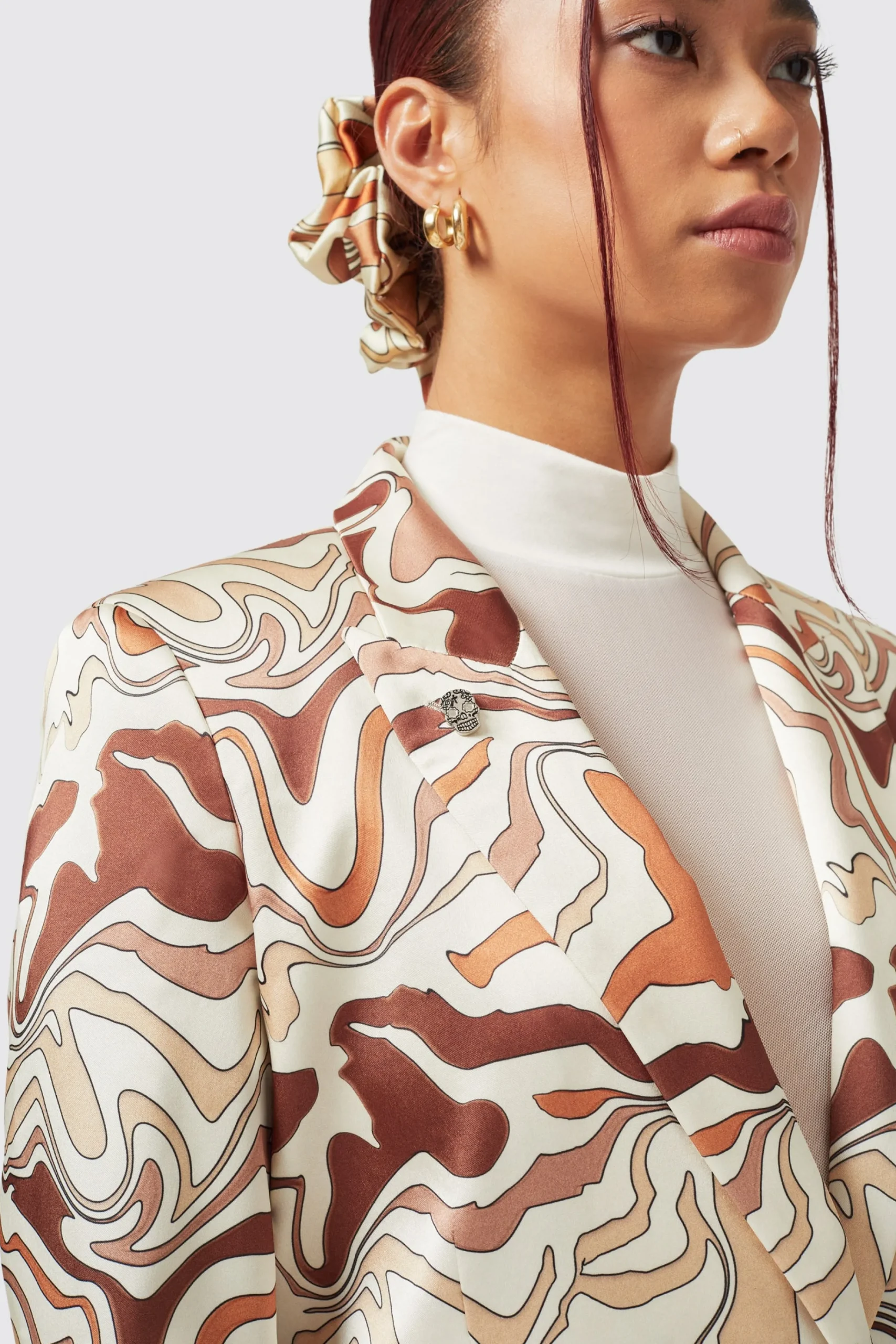 Woman|Twisted Tailor Calthia Slim Fit Neutral Jacket