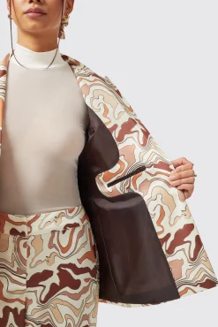 Woman|Twisted Tailor Calthia Slim Fit Neutral Suit