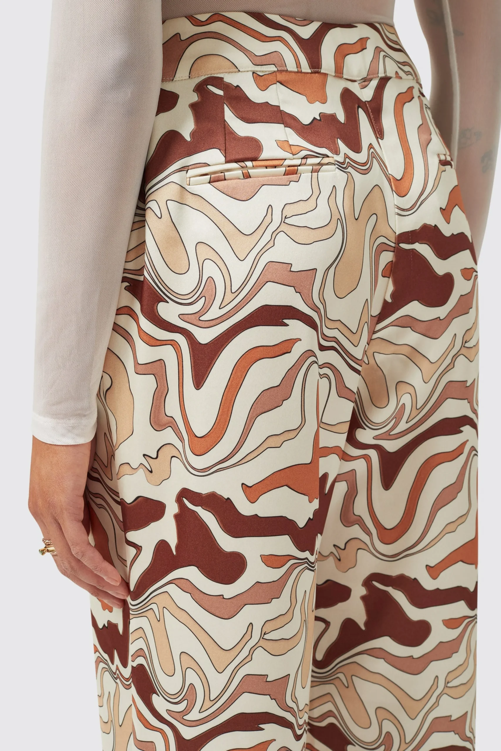 Woman|Twisted Tailor Calthia Slim Fit Neutral Suit