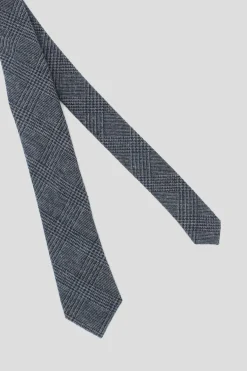 Suit Accessories·Ties|Twisted Tailor Darius Blue Prince Of Wales Check Tie