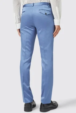 Style·Plain Suits|Style·2 Piece Suits|Twisted Tailor Draco Skinny Fit Blue Sateen Suit