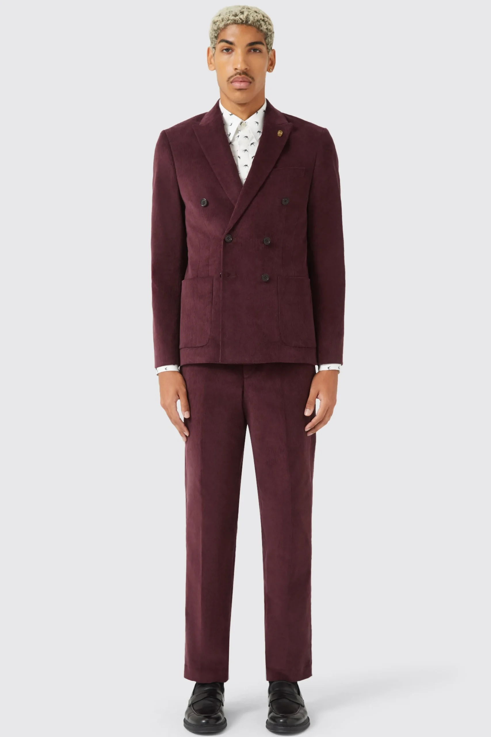 Jackets·Work Jackets|Jackets·Casual Jackets|Twisted Tailor Dunmore Wine Cord Jacket TT X AM