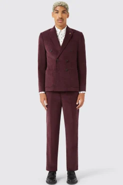 Style·Cord Suits|Twisted Tailor Dunmore Wine Cord Suit TT X AM