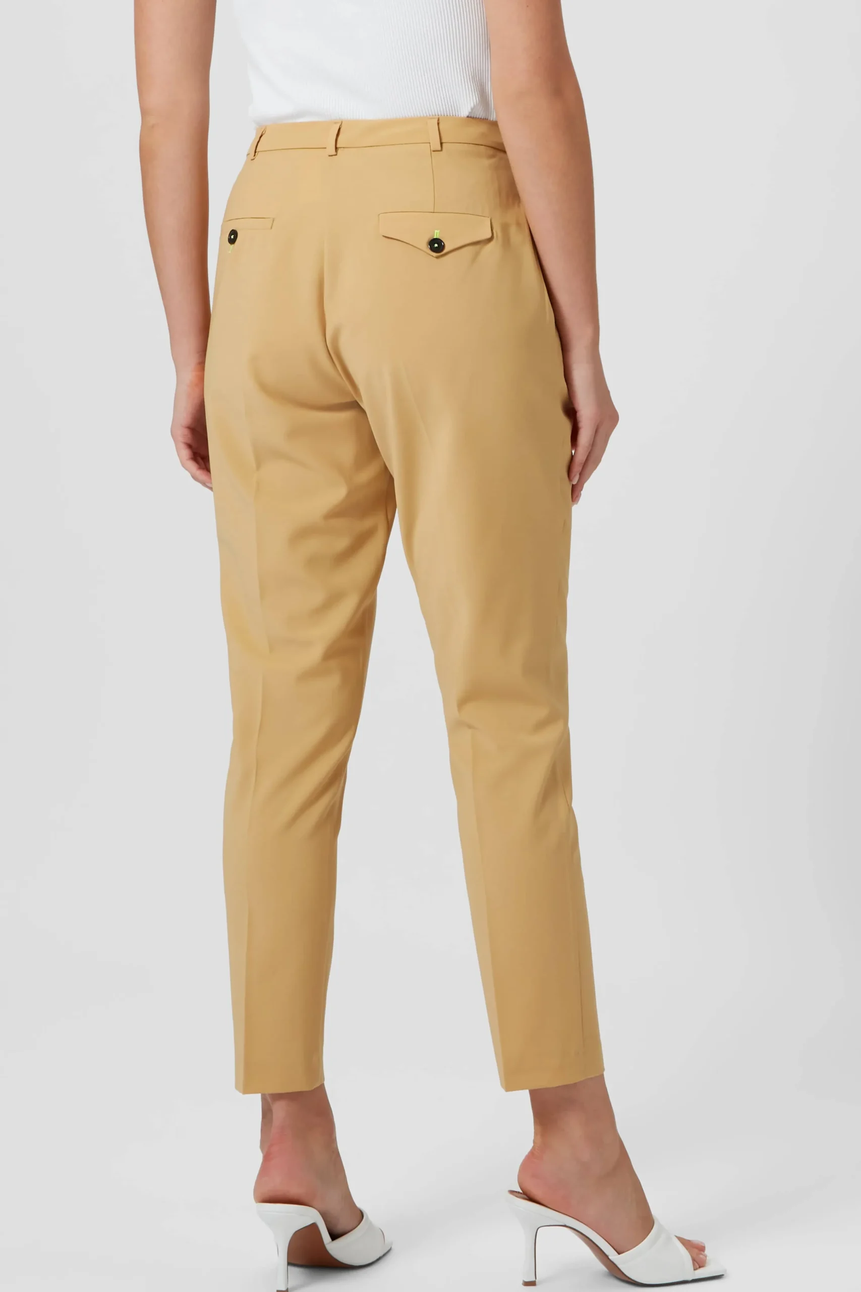 Woman|Twisted Tailor Eliza Skinny Fit Yellow Trousers