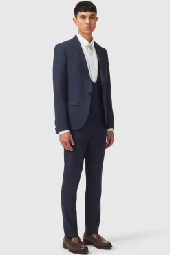 Jackets·Work Jackets|Twisted Tailor Ellroy Skinny Fit New Navy Jacket