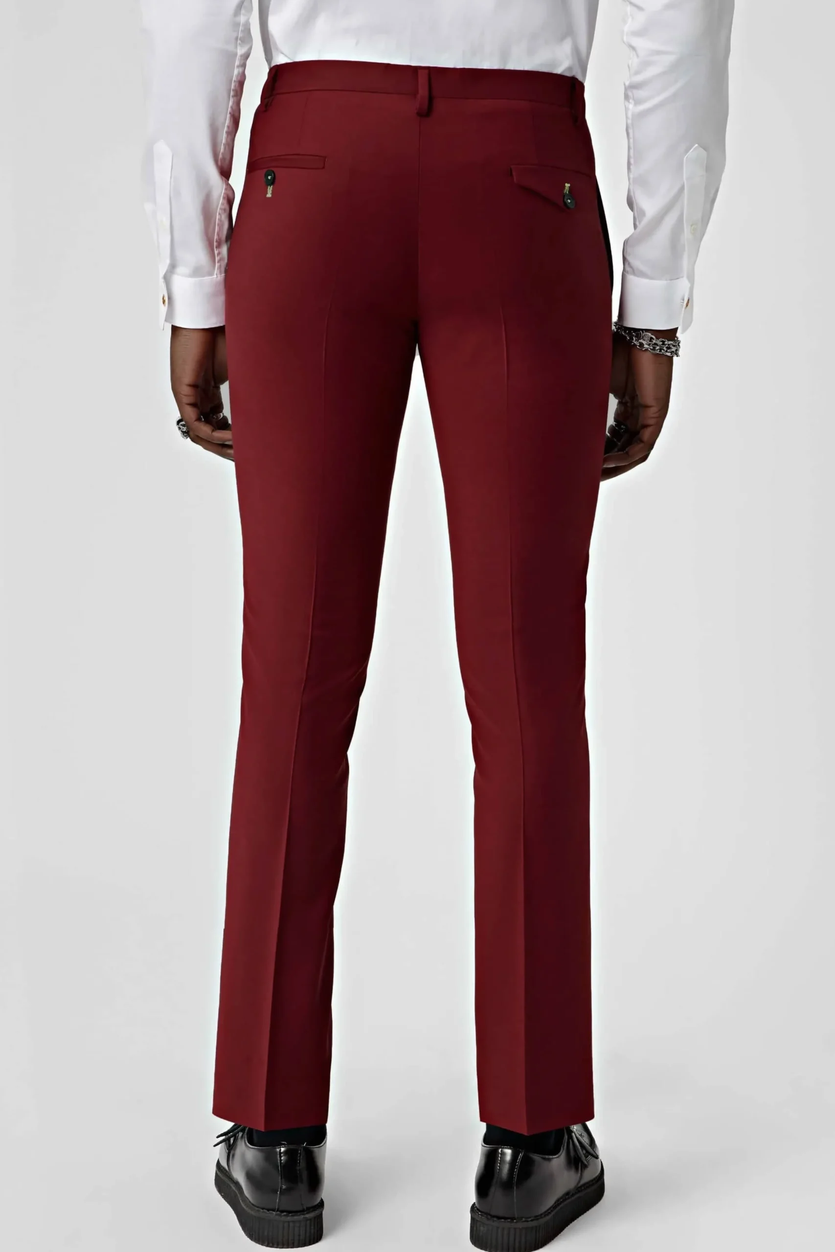 Style·Plain Suits|Style·3 Piece Suits|Twisted Tailor Ellroy Skinny Fit Red Wool Suit