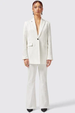 Woman|Twisted Tailor Fiore Slim Fit White Suit