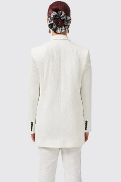 Woman|Twisted Tailor Fiore Slim Fit White Suit