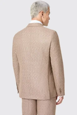 Style·Double Breasted Suits|Occasion·Groomsmen Suits|Twisted Tailor Goddard Slim Fit Brown Double Breasted Suit