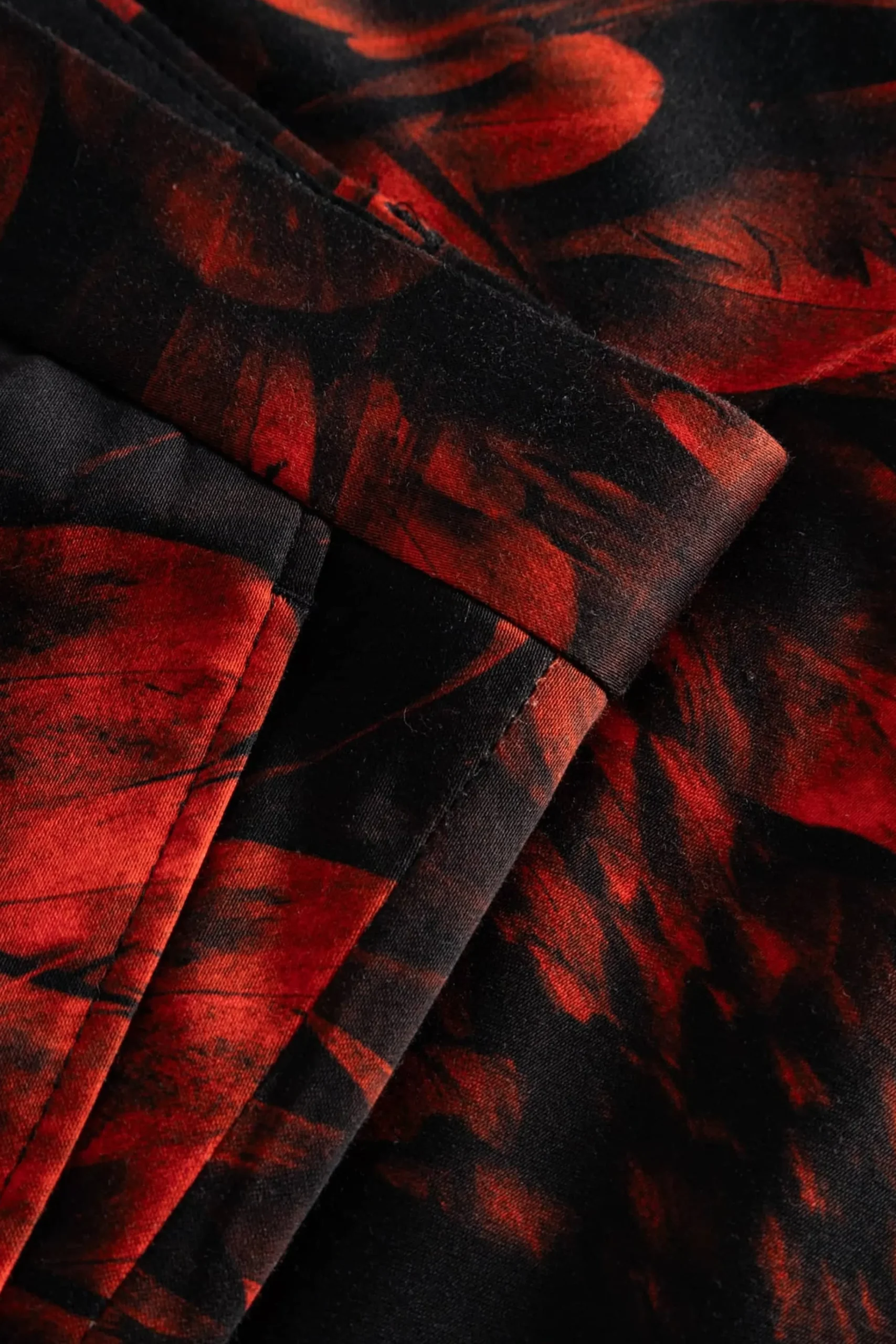 Jackets·Floral Jackets|Twisted Tailor Heron Slim Fit Red Floral Cotton Jacket