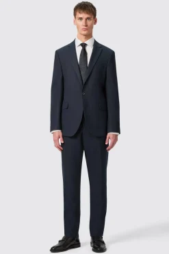 Jackets·Work Jackets|Twisted Tailor Hodge Slim Fit Navy Pinstripe Jacket