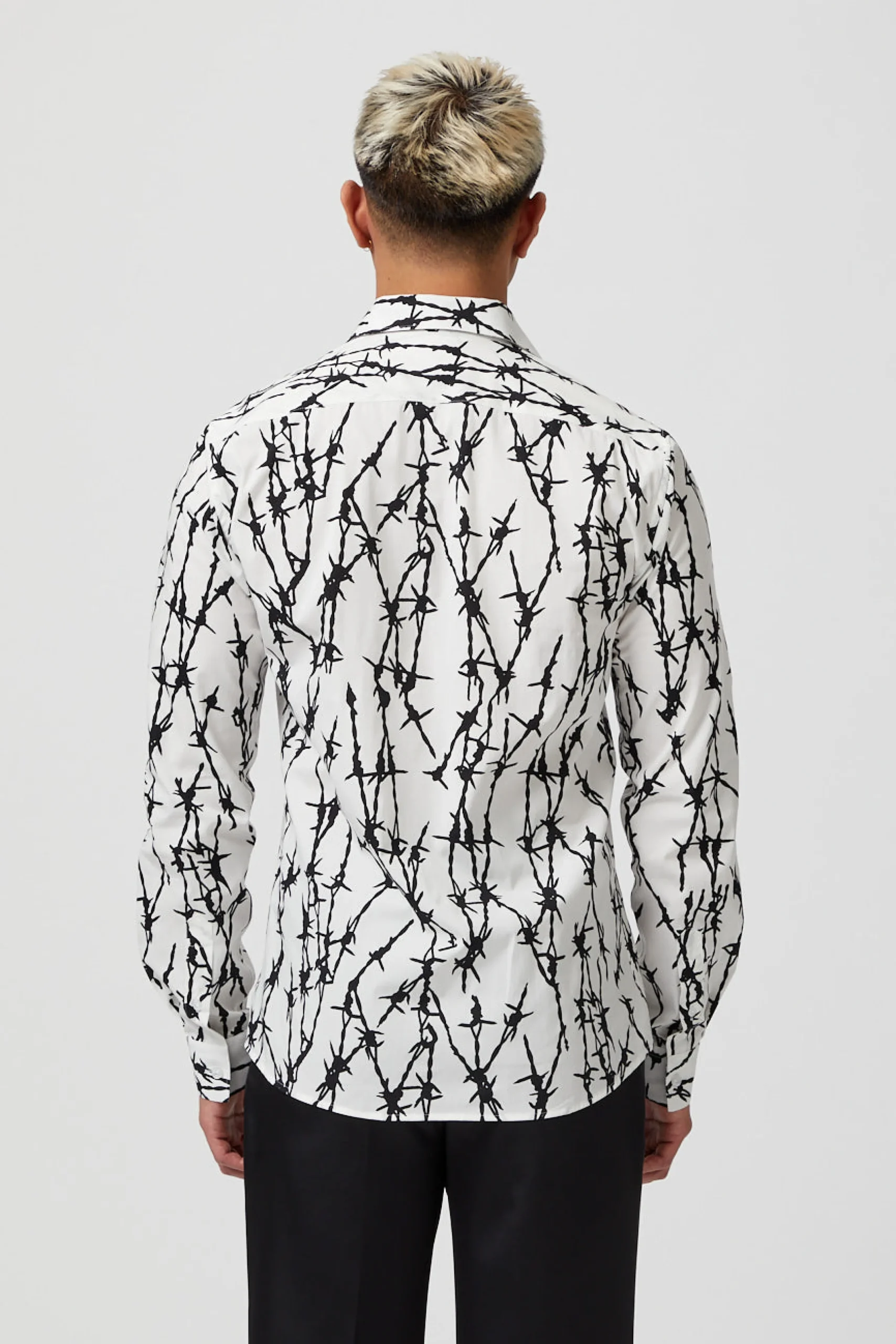 Style·Patterned Shirts|Occasion·Party Shirts|Twisted Tailor Horner Slim Fit White Cotton Shirt