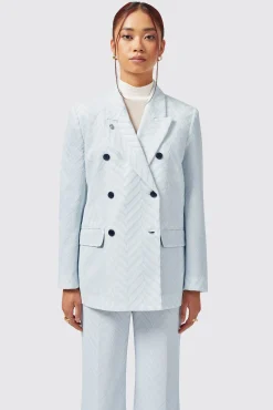 Woman|Twisted Tailor Iris Slim Fit Blue Suit
