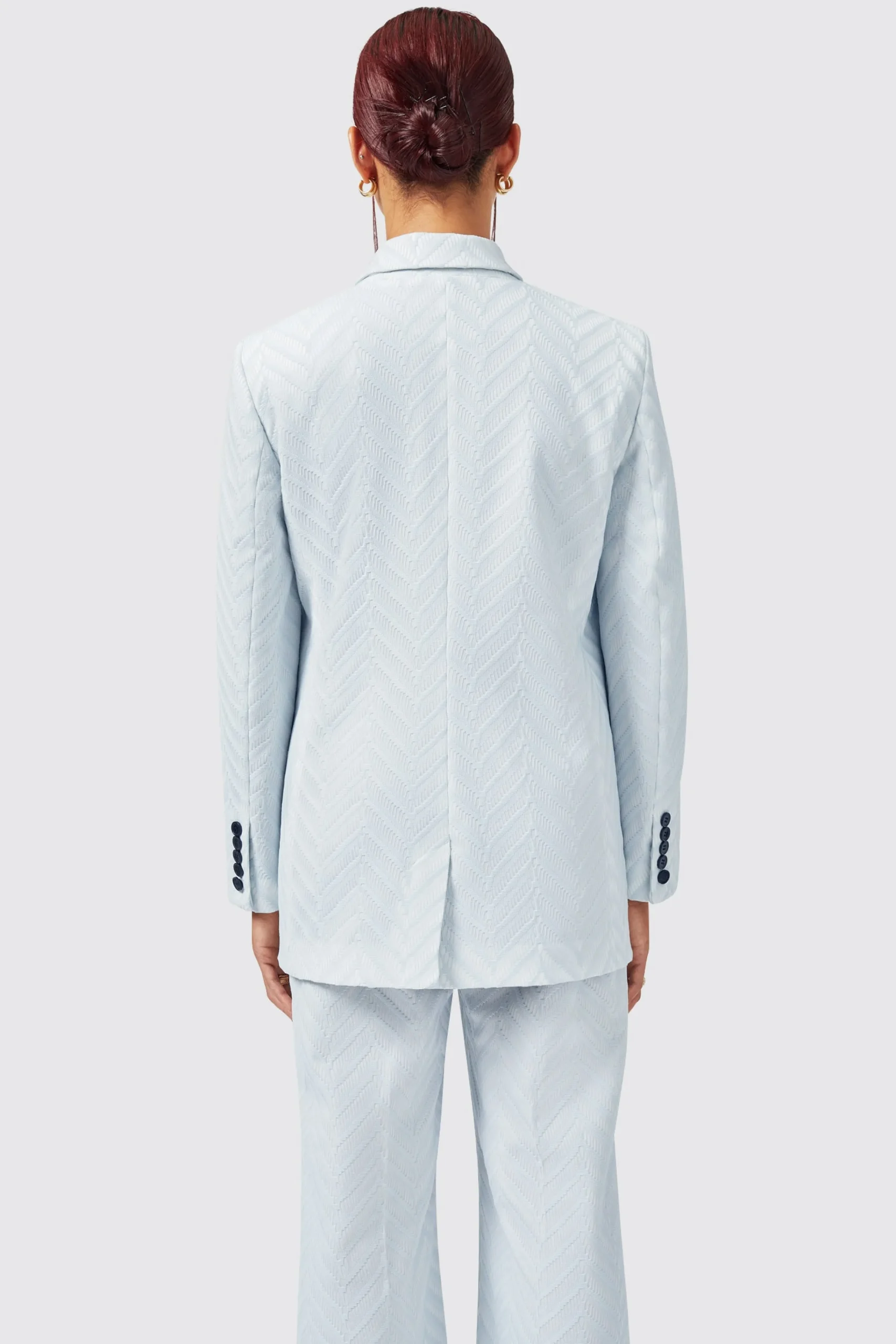 Woman|Twisted Tailor Iris Slim Fit Blue Suit
