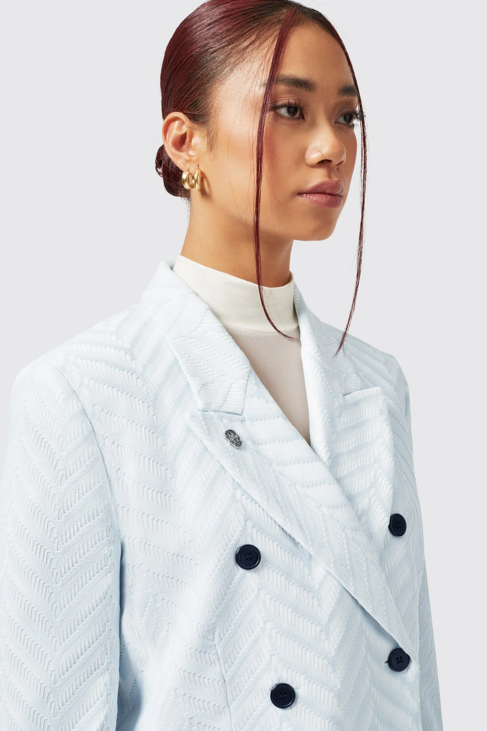 Woman|Twisted Tailor Iris Slim Fit Blue Suit