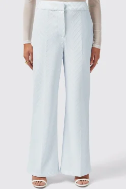 Woman|Twisted Tailor Iris Slim Fit Blue Trouser