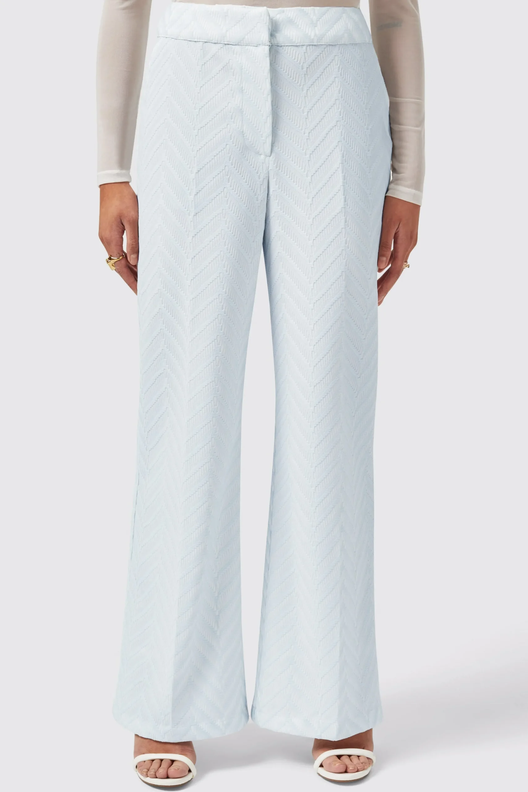 Woman|Twisted Tailor Iris Slim Fit Blue Trouser