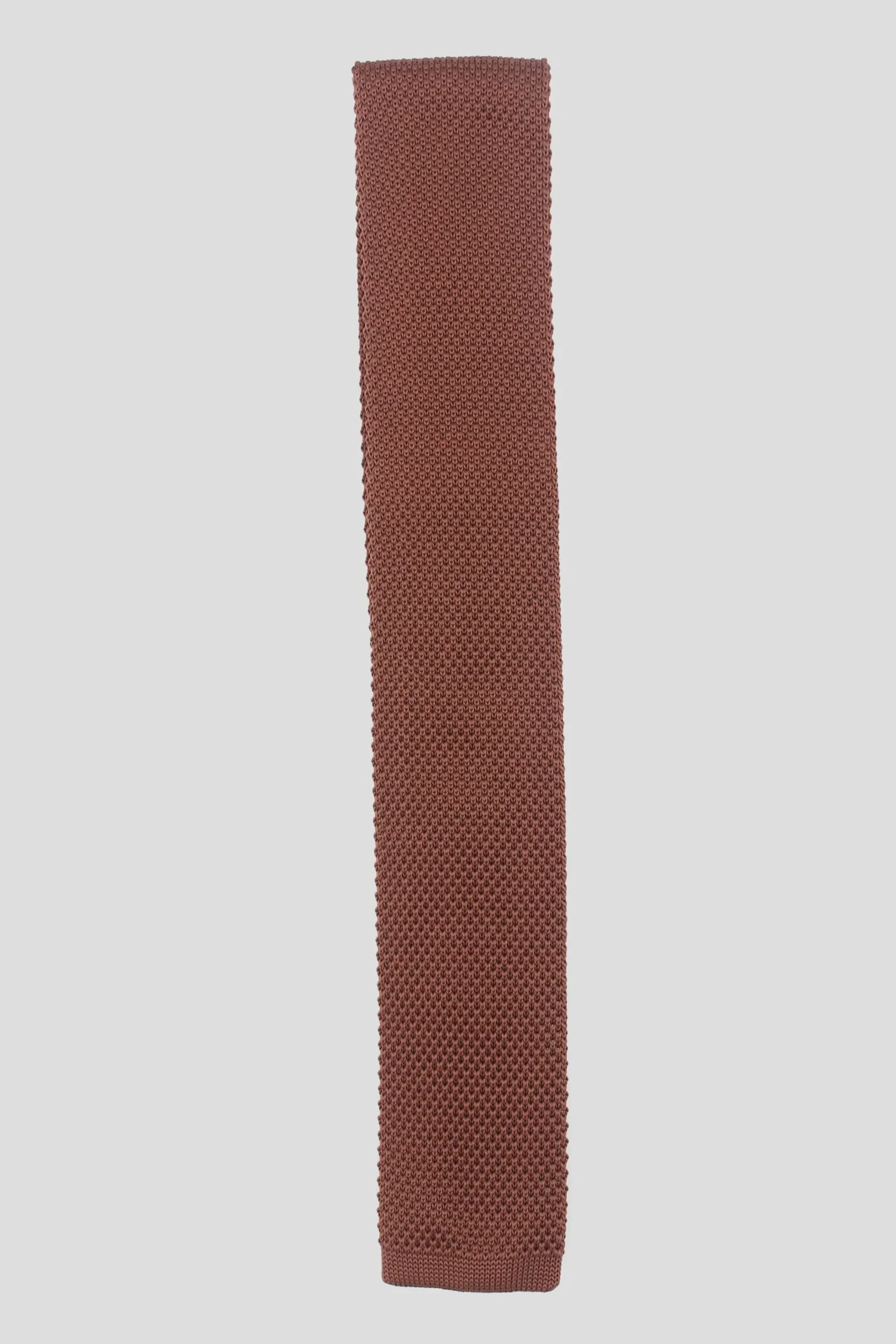 Suit Accessories·Ties|Twisted Tailor Jagger Brown Knitted Tie