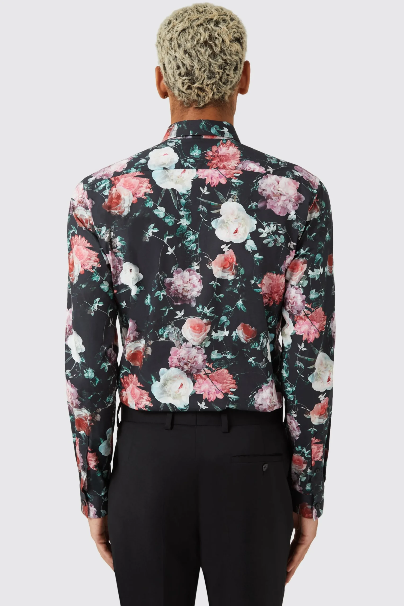 Style·Patterned Shirts|Style·Floral Shirts|Twisted Tailor Lars Navy Floral Shirt