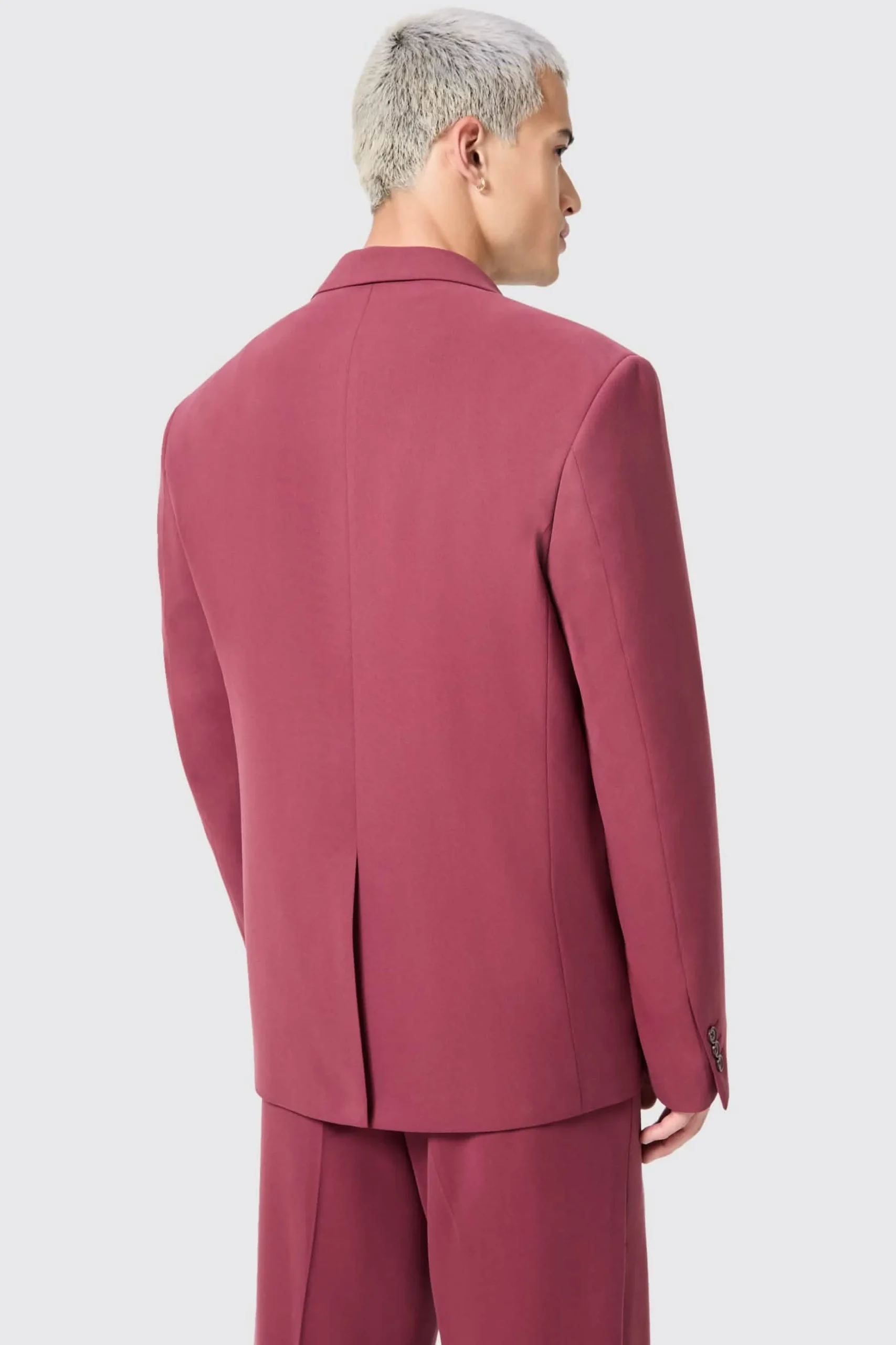 Unisex|Jackets·Casual Jackets|Twisted Tailor Lavoir Oversized Burgundy Suit