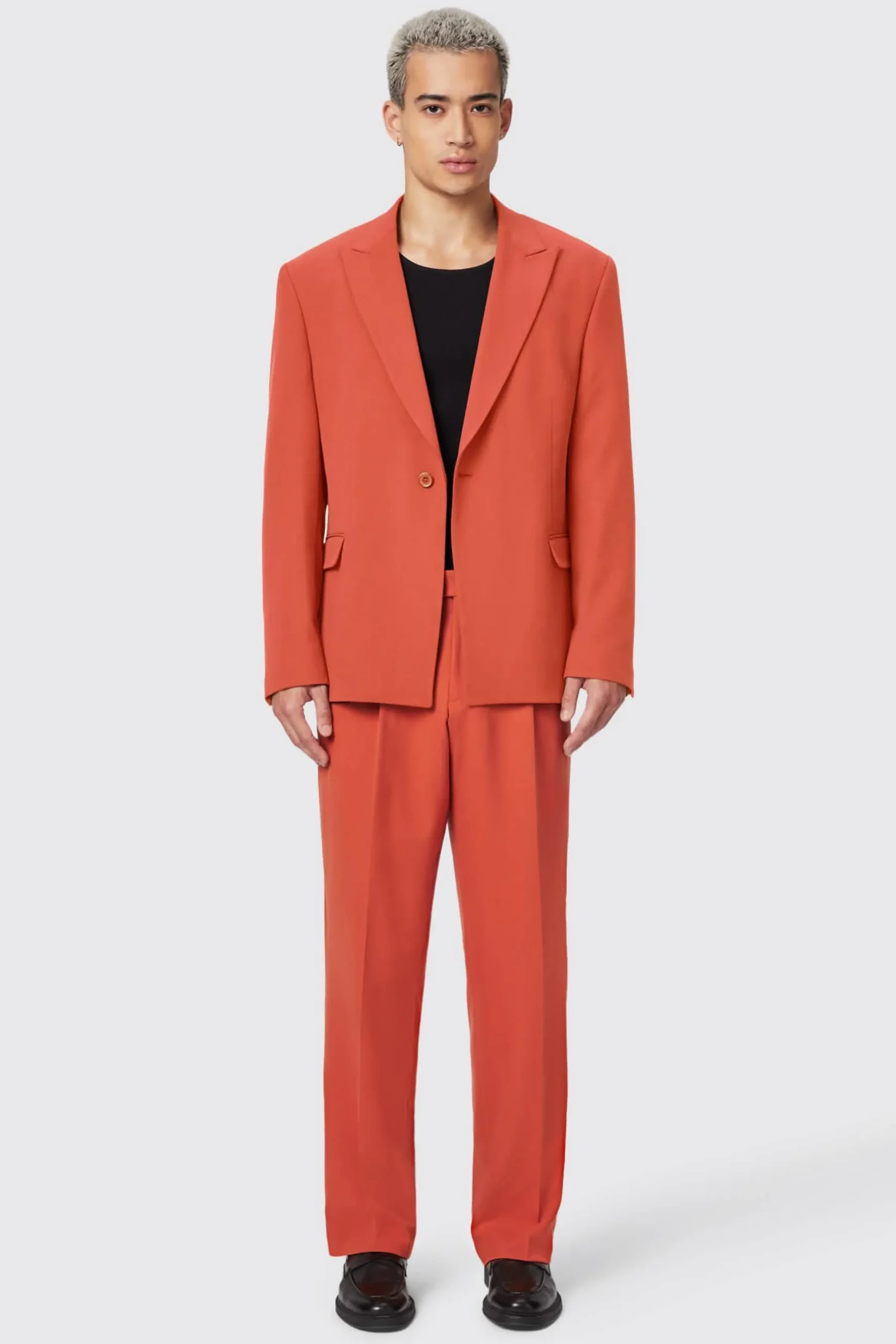Jackets·Casual Jackets|Unisex|Twisted Tailor Lavoir Oversized Burnt Orange Suit
