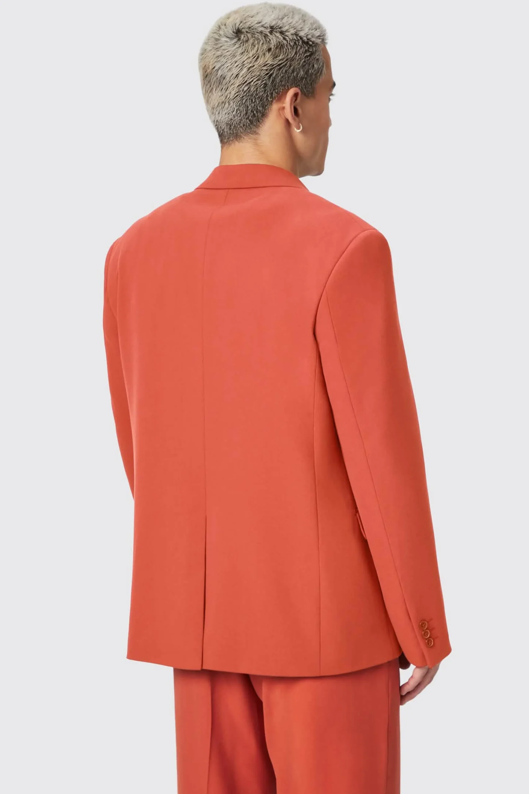 Unisex|Jackets·Work Jackets|Twisted Tailor Lavoir Oversized Burnt Orange Jacket