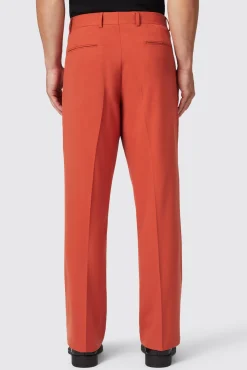 Unisex|Trousers·Work Trousers|Twisted Tailor Lavoir Oversized Burnt Orange Trousers