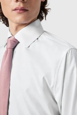 Style·Premium Shirts|Style·Everyday Essentials|Twisted Tailor Lewes Slim Fit Spread Collar White Cotton Shirt