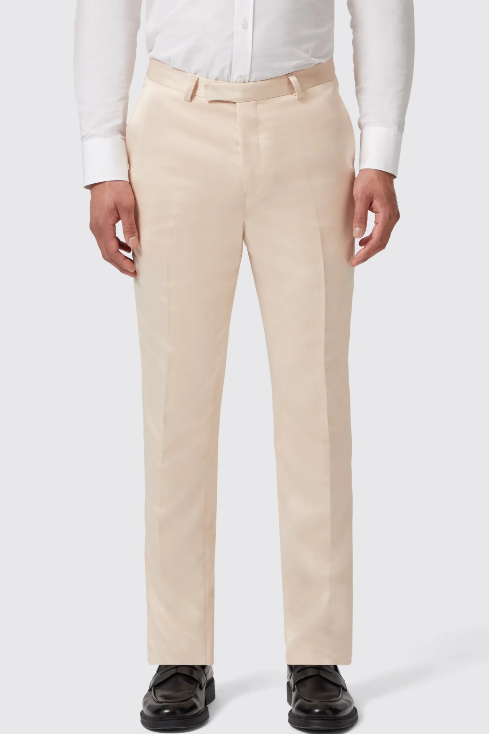 Occasion·Party Suits|Twisted Tailor Lewis Skinny Fit Double Breasted Beige Sateen Suit