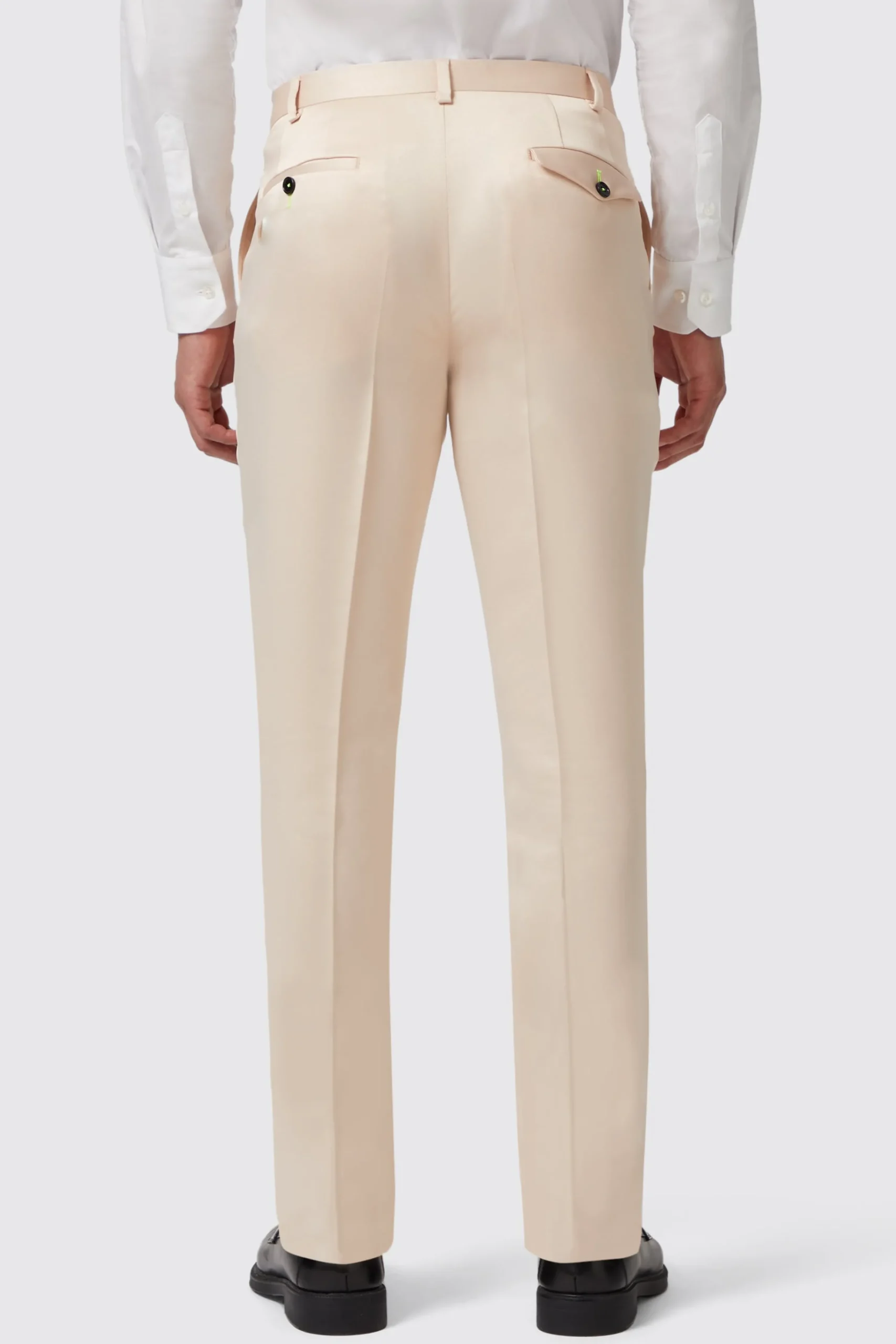 Occasion·Party Suits|Twisted Tailor Lewis Skinny Fit Double Breasted Beige Sateen Suit