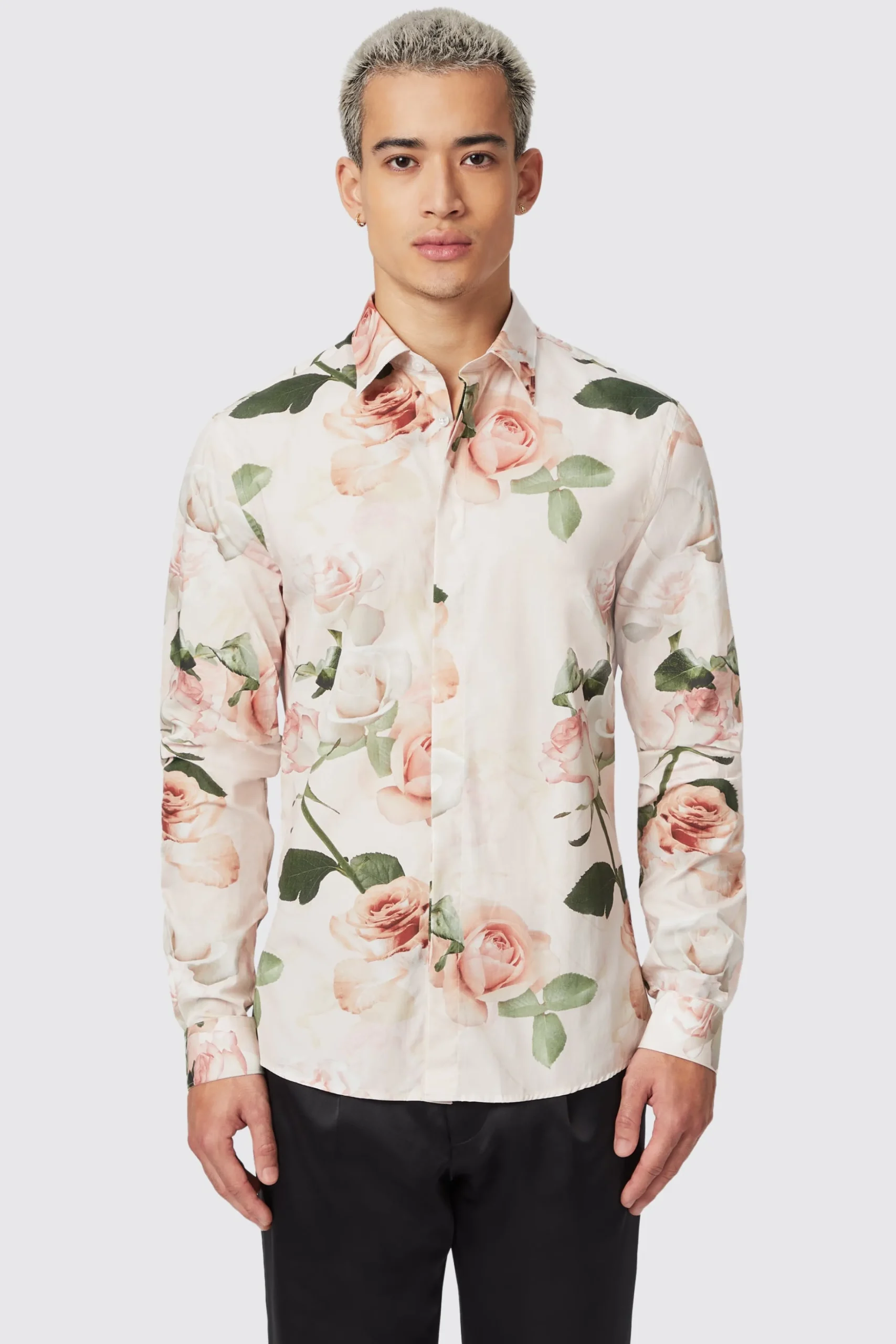 Style·Floral Shirts|Occasion·Party Shirts|Twisted Tailor Lincoln Shirt Pink
