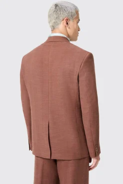 Unisex|Jackets·Work Jackets|Twisted Tailor Lisandro Double Breasted Brown Cotton Jacket