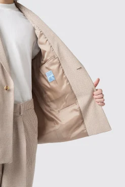 Unisex|Twisted Tailor Maldini Oversized Brown Check Jacket