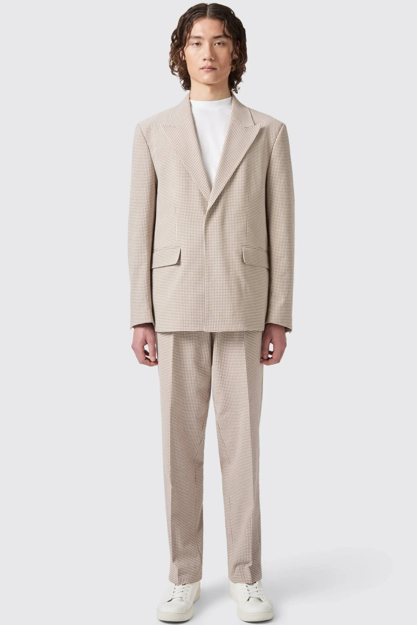 Unisex|Style·Check Suits|Twisted Tailor Maldini Oversized Brown Check Suit