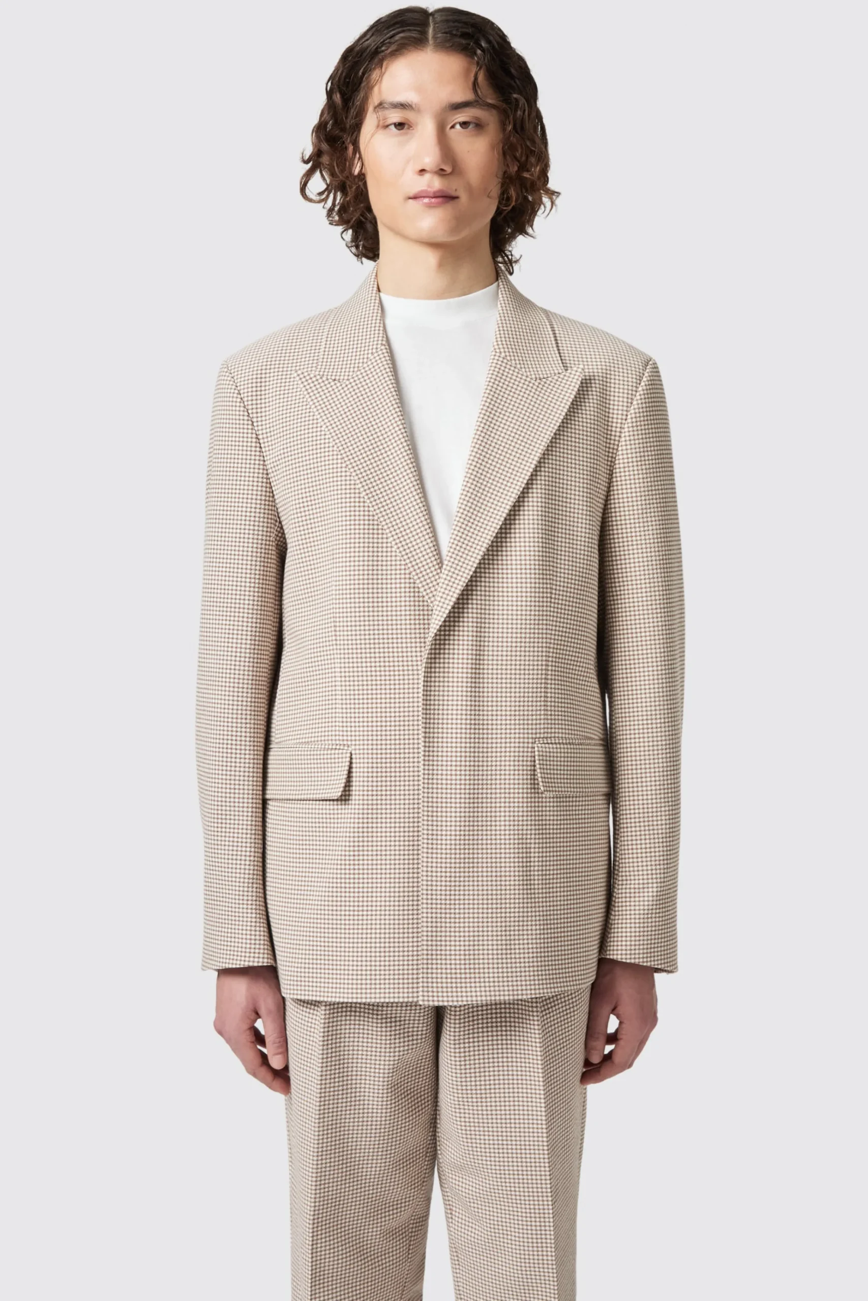 Unisex|Style·Check Suits|Twisted Tailor Maldini Oversized Brown Check Suit