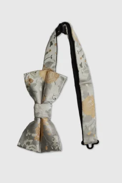Suit Accessories·Bow Ties|Twisted Tailor Nilus Yellow Floral Bow Tie