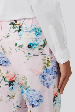 Style·Floral Suits|Style·Bold Prints|Twisted Tailor Pickhurst Slim Fit Pink Floral Cotton Suit