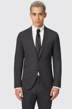 Jackets·Work Jackets|Twisted Tailor Priory Skinny Fit Suit Charcoal Jacket