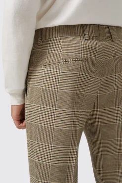 Style·Check Suits|Style·2 Piece Suits|Twisted Tailor Strauss Slim Fit Neutral Check Suit